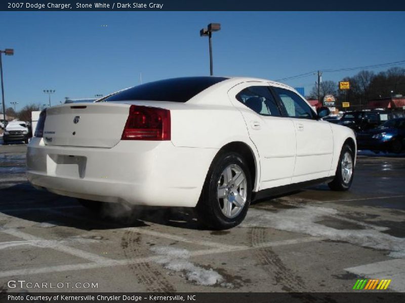 Stone White / Dark Slate Gray 2007 Dodge Charger