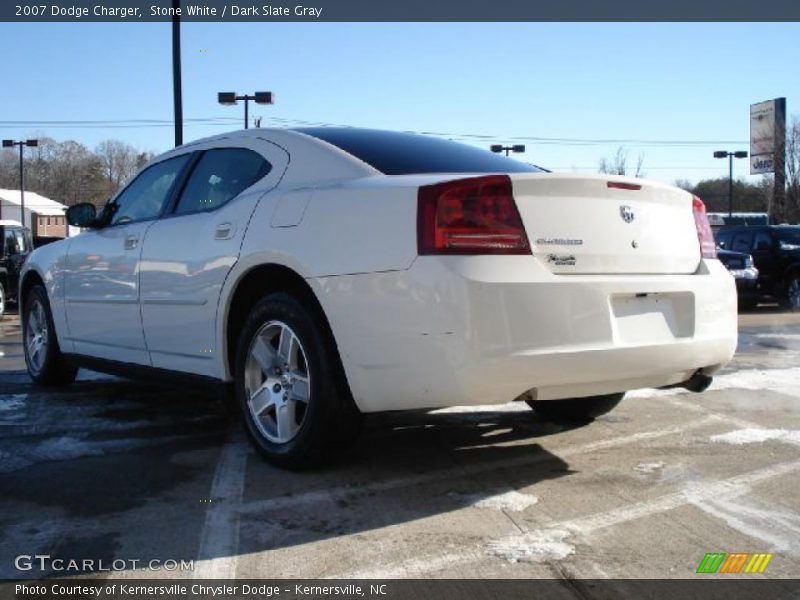 Stone White / Dark Slate Gray 2007 Dodge Charger