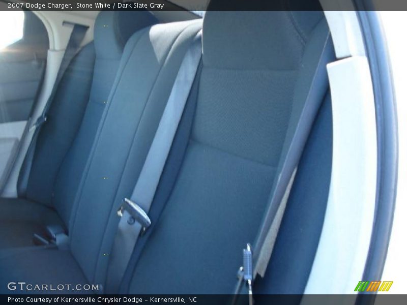 Stone White / Dark Slate Gray 2007 Dodge Charger