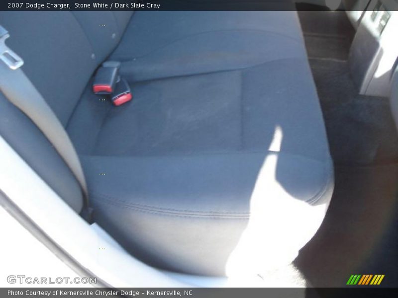 Stone White / Dark Slate Gray 2007 Dodge Charger
