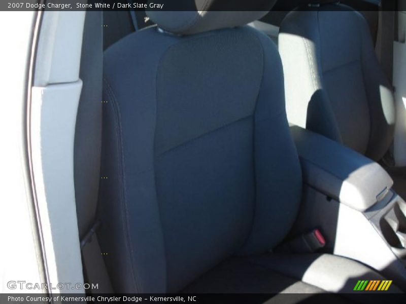 Stone White / Dark Slate Gray 2007 Dodge Charger