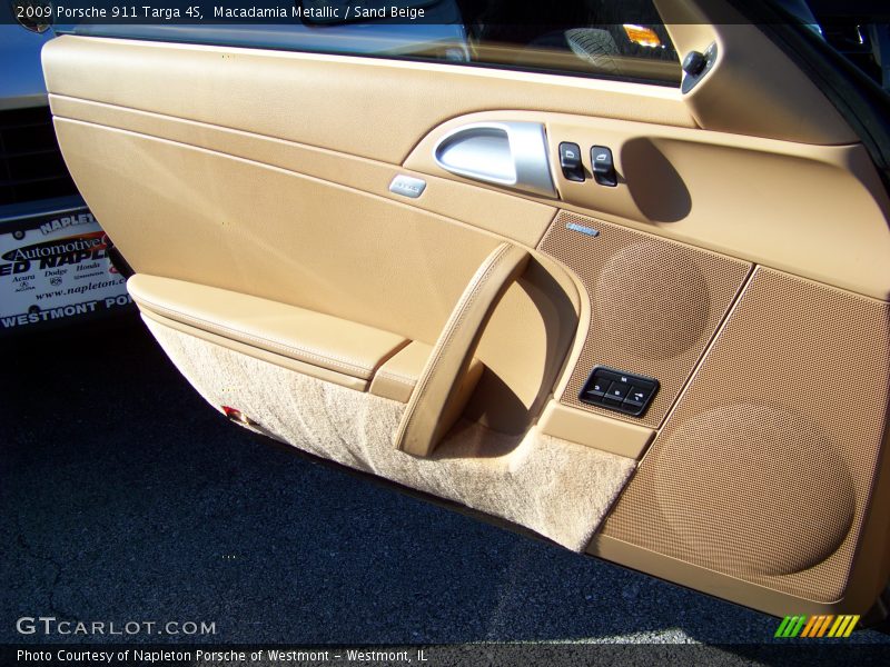 Macadamia Metallic / Sand Beige 2009 Porsche 911 Targa 4S