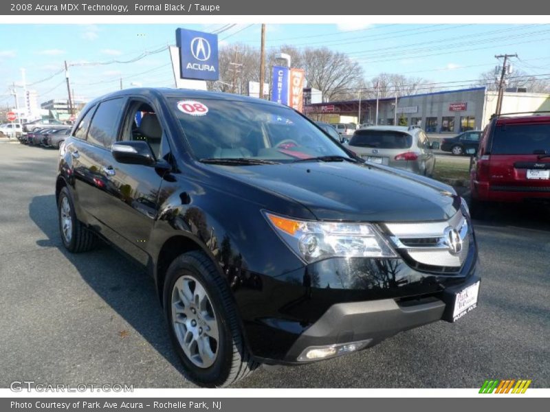 Formal Black / Taupe 2008 Acura MDX Technology