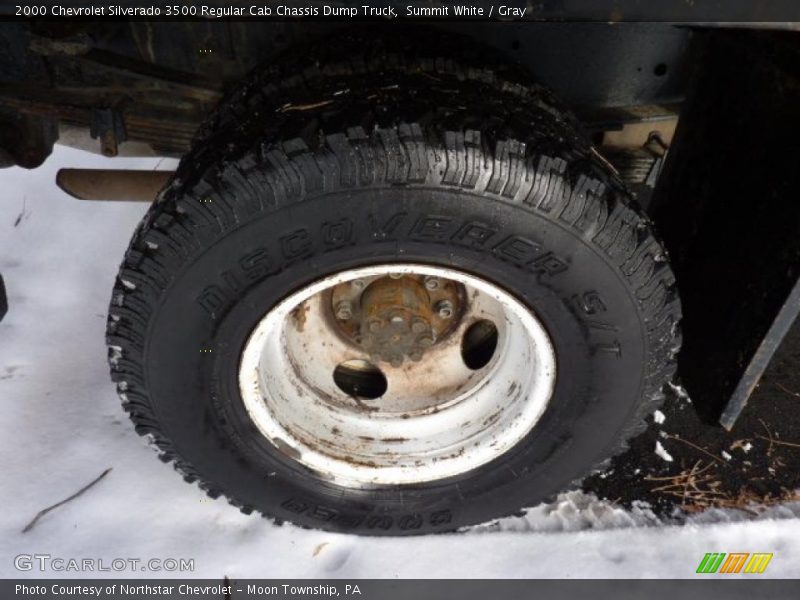 Summit White / Gray 2000 Chevrolet Silverado 3500 Regular Cab Chassis Dump Truck