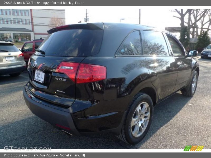 Formal Black / Taupe 2008 Acura MDX Technology