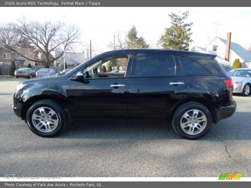 Formal Black / Taupe 2008 Acura MDX Technology