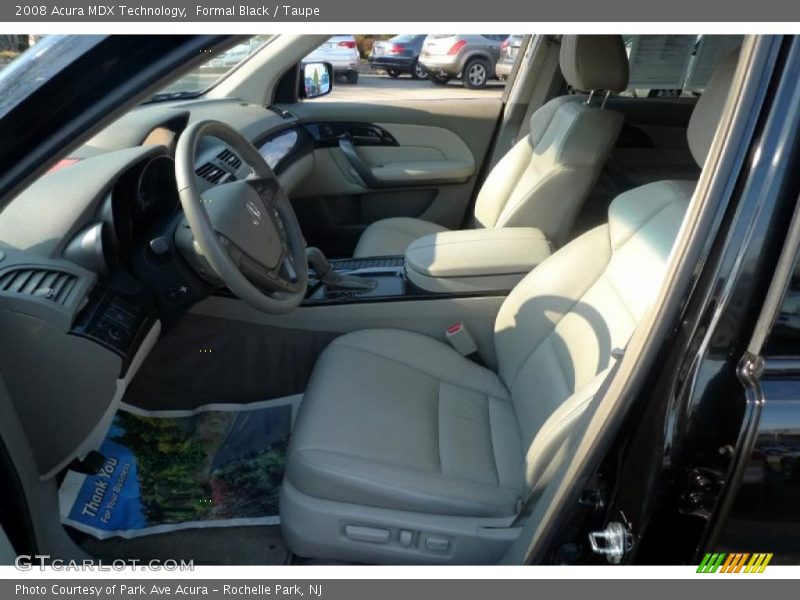 Formal Black / Taupe 2008 Acura MDX Technology