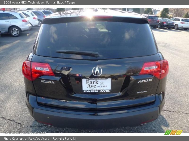 Formal Black / Taupe 2008 Acura MDX Technology