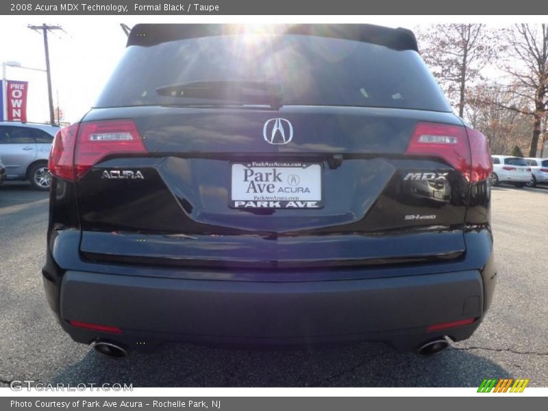 Formal Black / Taupe 2008 Acura MDX Technology