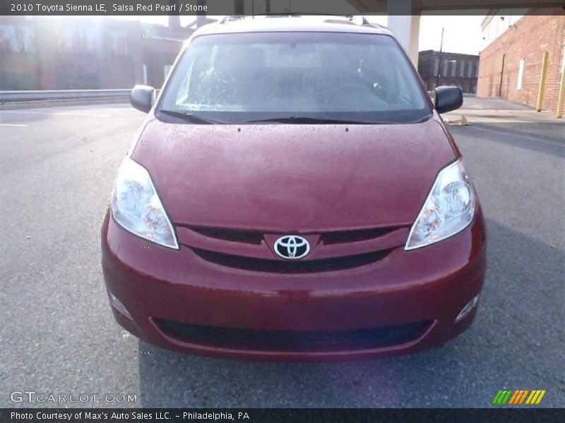Salsa Red Pearl / Stone 2010 Toyota Sienna LE