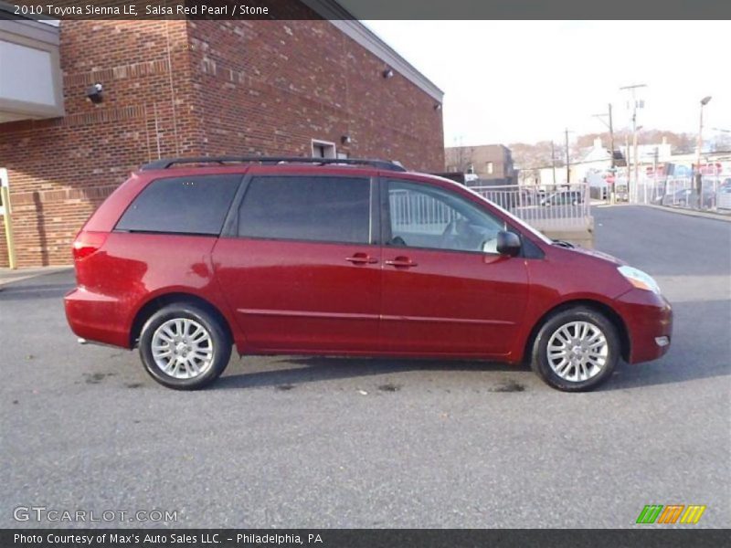 Salsa Red Pearl / Stone 2010 Toyota Sienna LE