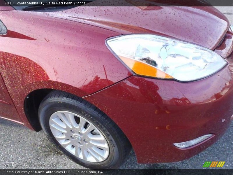 Salsa Red Pearl / Stone 2010 Toyota Sienna LE