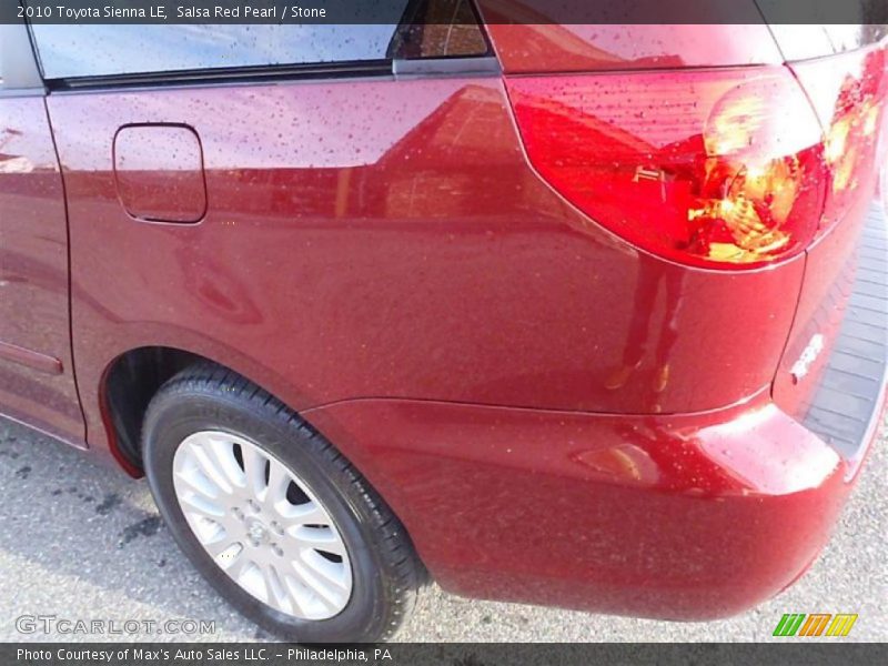 Salsa Red Pearl / Stone 2010 Toyota Sienna LE