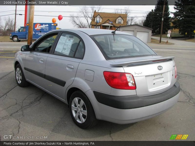 Silver Metallic / Gray 2008 Kia Rio LX Sedan