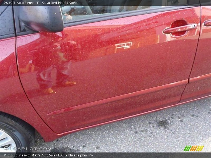Salsa Red Pearl / Stone 2010 Toyota Sienna LE