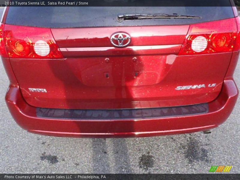 Salsa Red Pearl / Stone 2010 Toyota Sienna LE