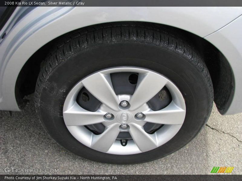 Silver Metallic / Gray 2008 Kia Rio LX Sedan