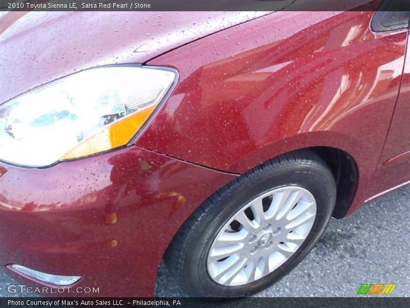 Salsa Red Pearl / Stone 2010 Toyota Sienna LE