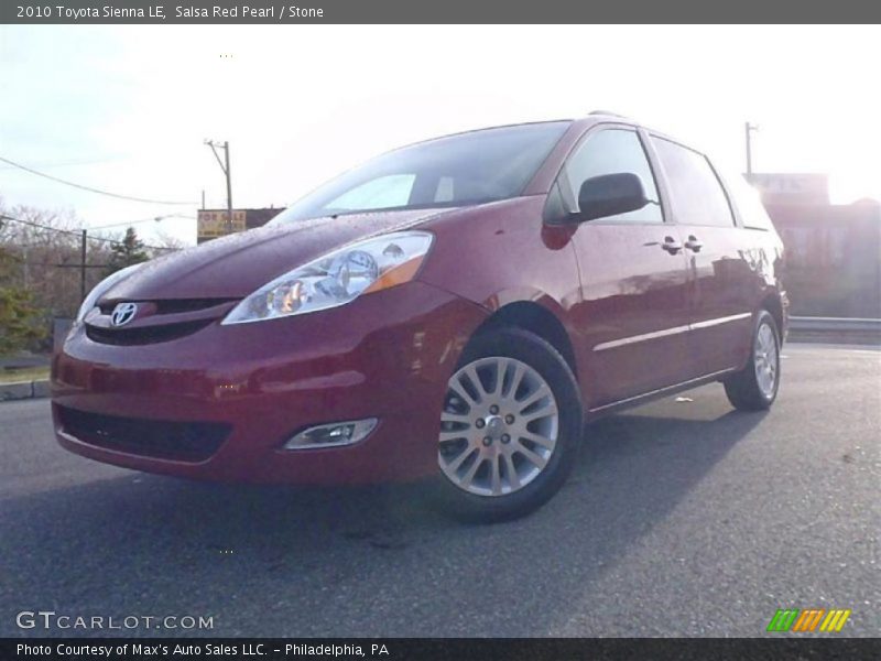 Salsa Red Pearl / Stone 2010 Toyota Sienna LE