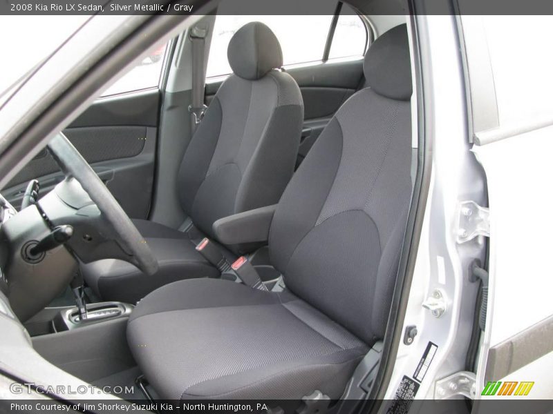 Silver Metallic / Gray 2008 Kia Rio LX Sedan