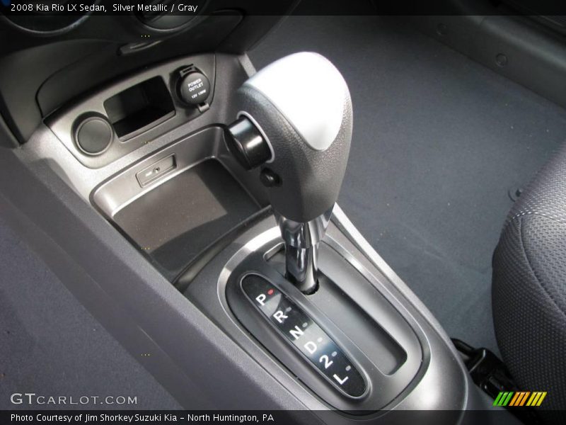 Silver Metallic / Gray 2008 Kia Rio LX Sedan