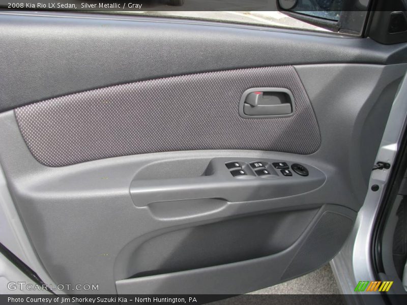 Silver Metallic / Gray 2008 Kia Rio LX Sedan