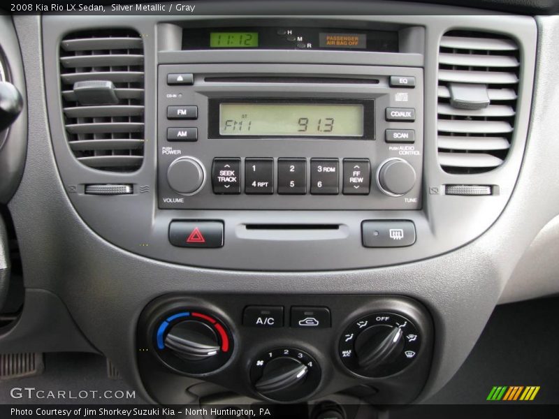 Silver Metallic / Gray 2008 Kia Rio LX Sedan