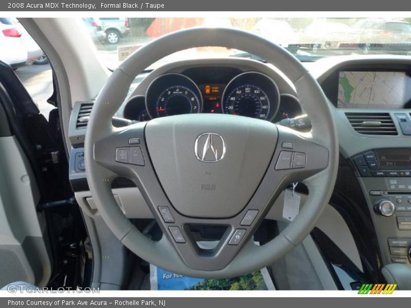 Formal Black / Taupe 2008 Acura MDX Technology