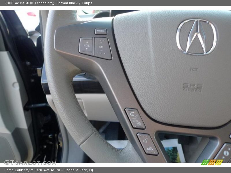 Formal Black / Taupe 2008 Acura MDX Technology