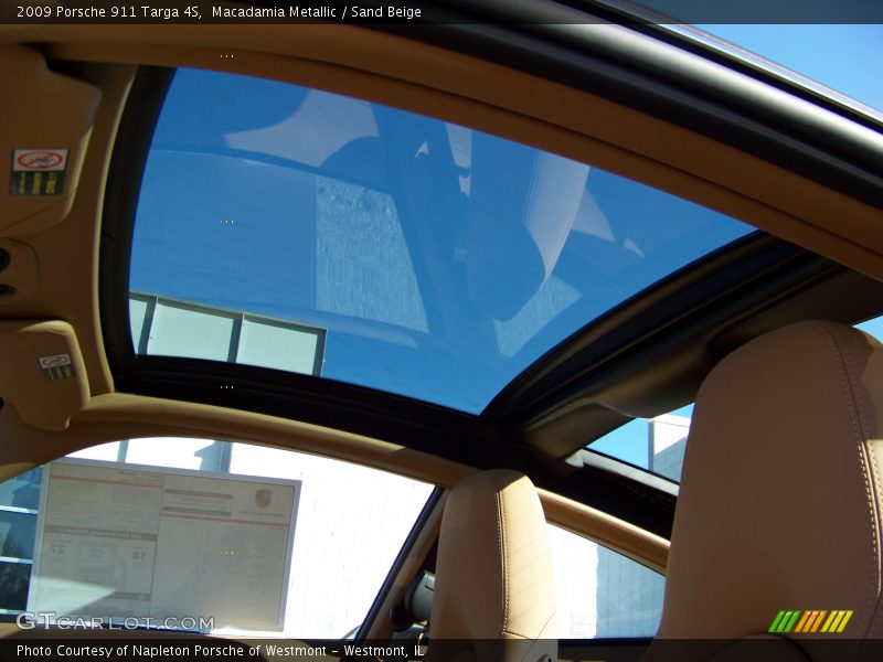 Macadamia Metallic / Sand Beige 2009 Porsche 911 Targa 4S