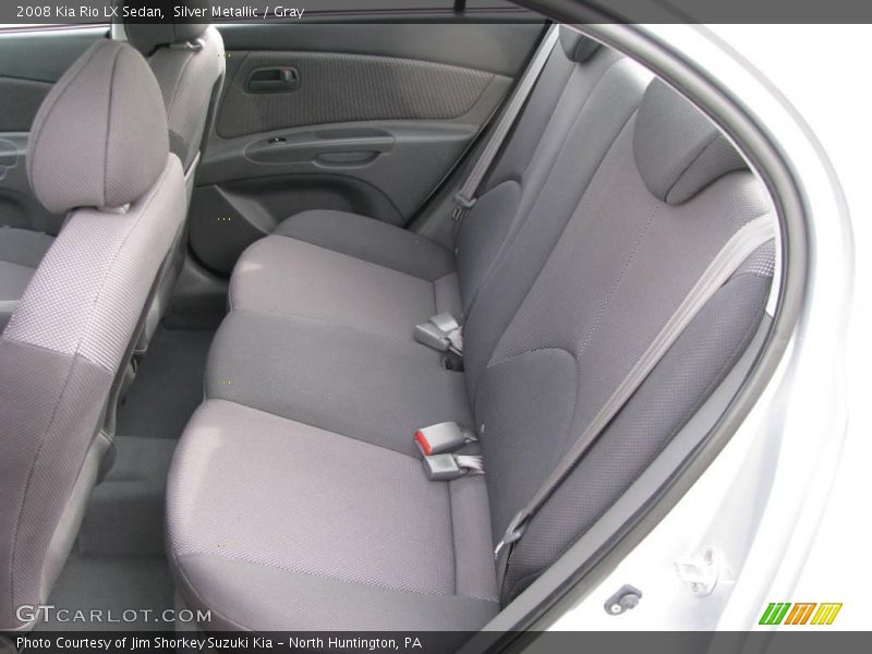 Silver Metallic / Gray 2008 Kia Rio LX Sedan