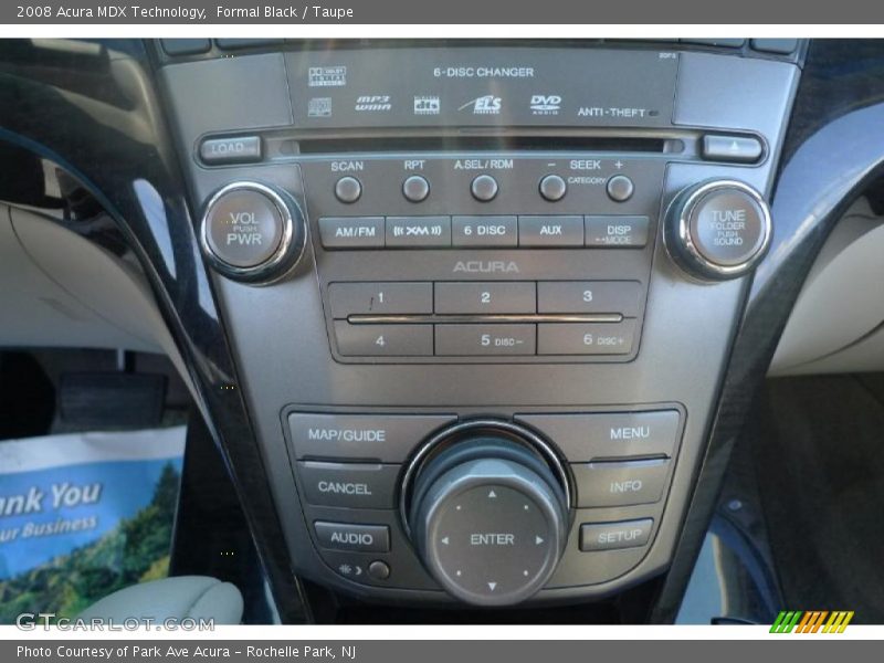 Formal Black / Taupe 2008 Acura MDX Technology
