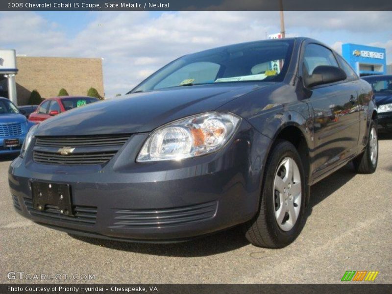 Slate Metallic / Neutral 2008 Chevrolet Cobalt LS Coupe