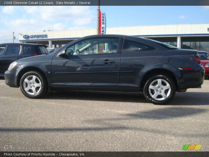 Slate Metallic / Neutral 2008 Chevrolet Cobalt LS Coupe