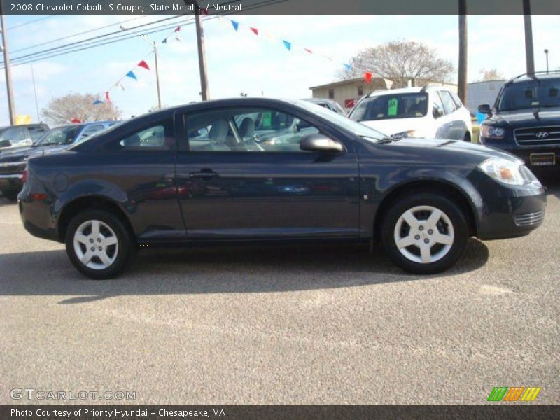 Slate Metallic / Neutral 2008 Chevrolet Cobalt LS Coupe