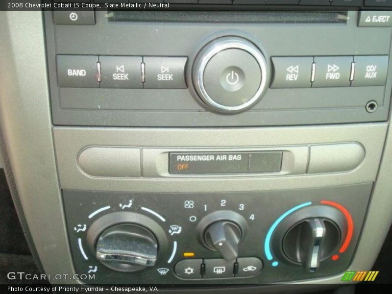 Slate Metallic / Neutral 2008 Chevrolet Cobalt LS Coupe