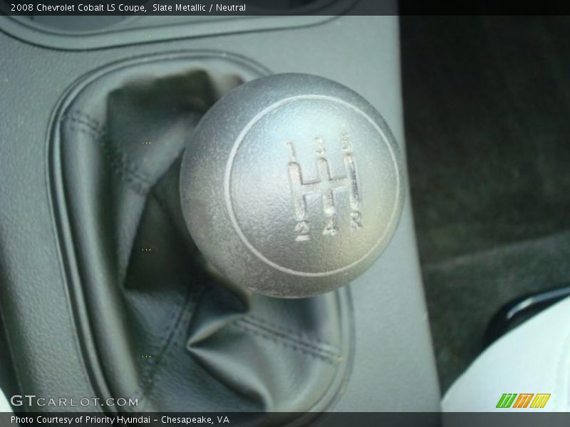 Slate Metallic / Neutral 2008 Chevrolet Cobalt LS Coupe