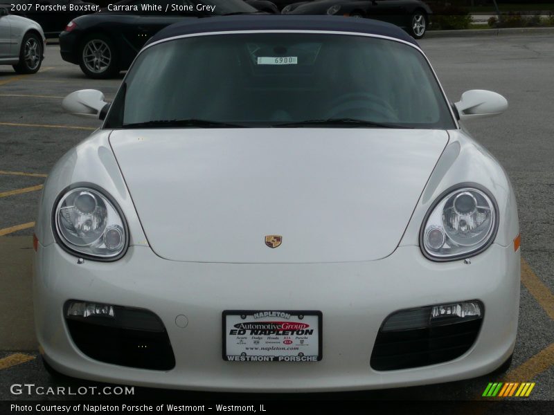 Carrara White / Stone Grey 2007 Porsche Boxster