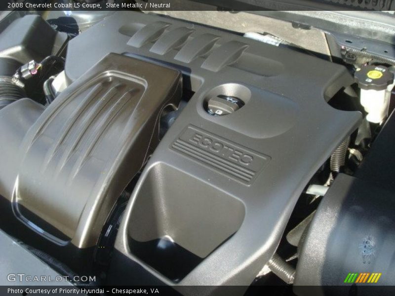 Slate Metallic / Neutral 2008 Chevrolet Cobalt LS Coupe
