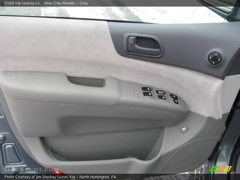 Olive Gray Metallic / Gray 2008 Kia Sedona LX