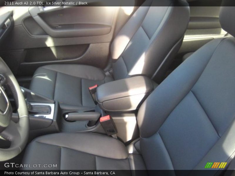 Ice Silver Metallic / Black 2011 Audi A3 2.0 TDI
