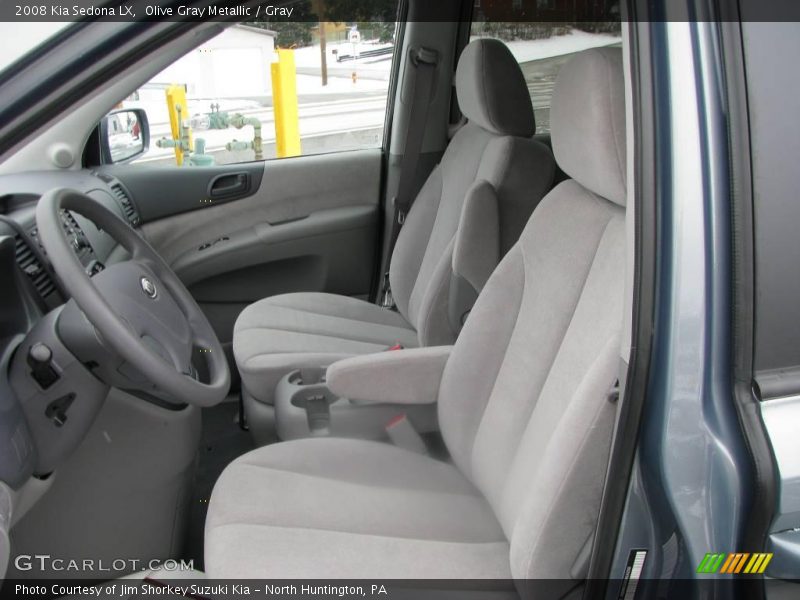 Olive Gray Metallic / Gray 2008 Kia Sedona LX