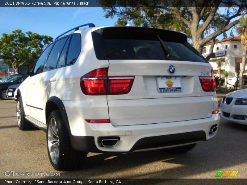 Alpine White / Black 2011 BMW X5 xDrive 50i