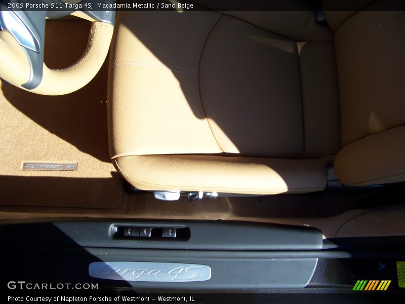 Macadamia Metallic / Sand Beige 2009 Porsche 911 Targa 4S