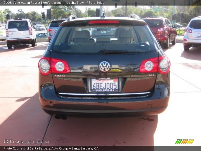 Mocha Brown / Pure Beige 2008 Volkswagen Passat Komfort Wagon
