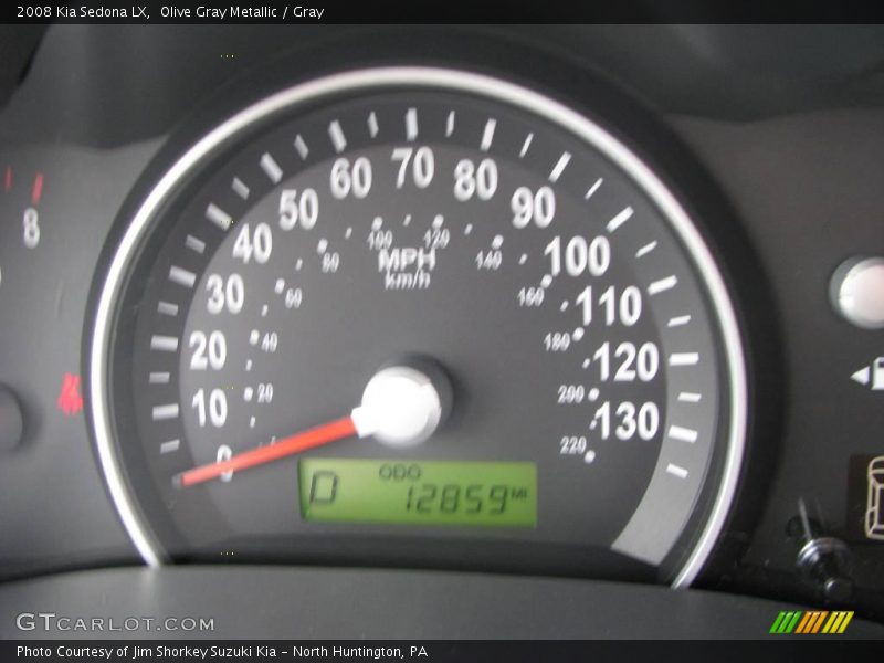 Olive Gray Metallic / Gray 2008 Kia Sedona LX