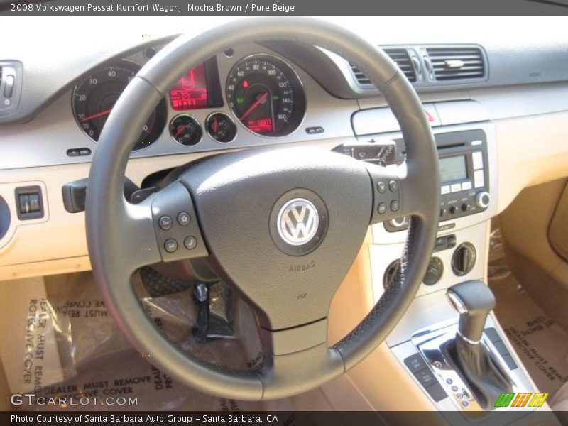 Mocha Brown / Pure Beige 2008 Volkswagen Passat Komfort Wagon