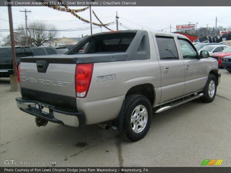 Silver Birch Metallic / Gray/Dark Charcoal 2006 Chevrolet Avalanche Z71 4x4