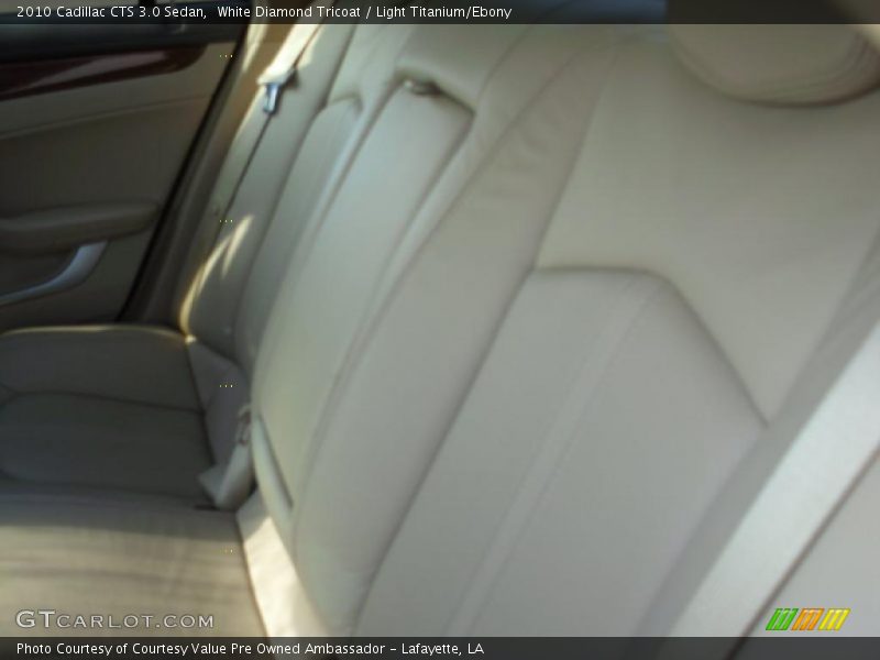White Diamond Tricoat / Light Titanium/Ebony 2010 Cadillac CTS 3.0 Sedan