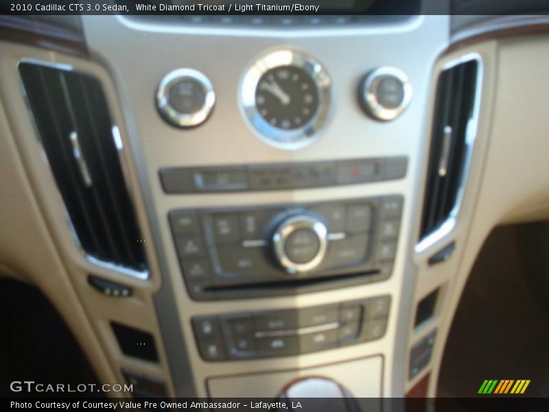 White Diamond Tricoat / Light Titanium/Ebony 2010 Cadillac CTS 3.0 Sedan